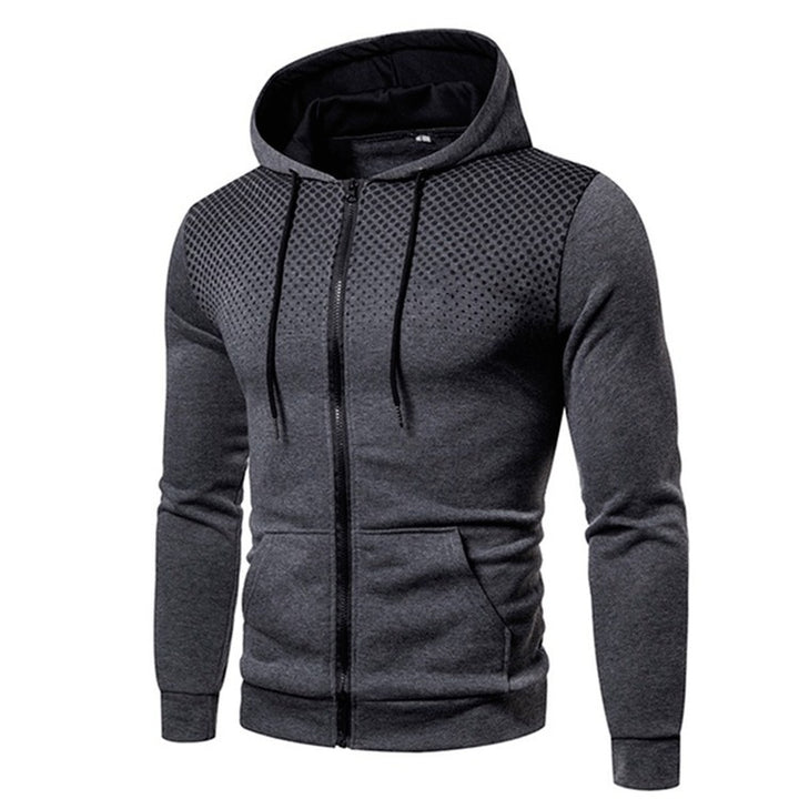 Men's zip hoodie with breathable inserts Lune London