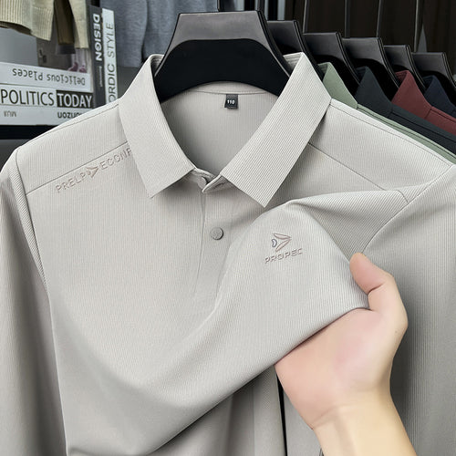 Men's polo with functional design and breathable structure Amarae