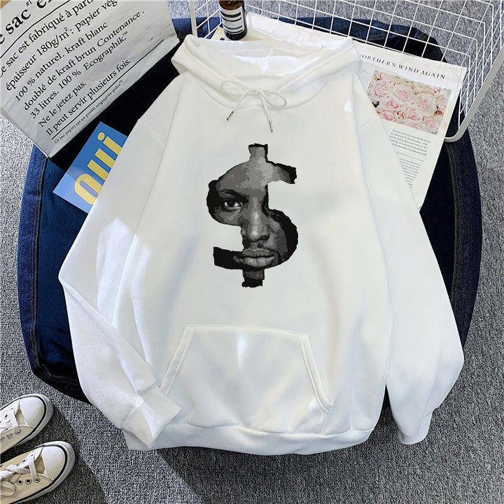 Women's hoodie with striking graphic print Chic & Stil