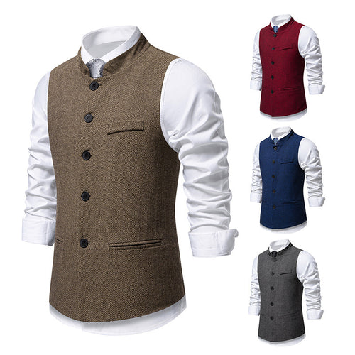 Veste élégante pour hommes au design en chevrons avec poches fonctionnelles Amarae