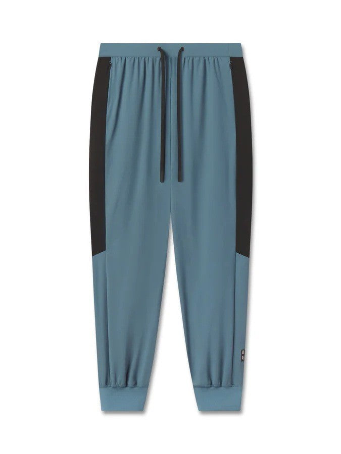 Men's athletic training pants with chic side contrast panels