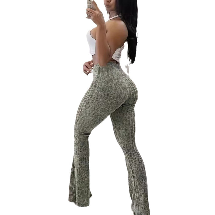 Flared yoga pants for women with high waist design Lune London