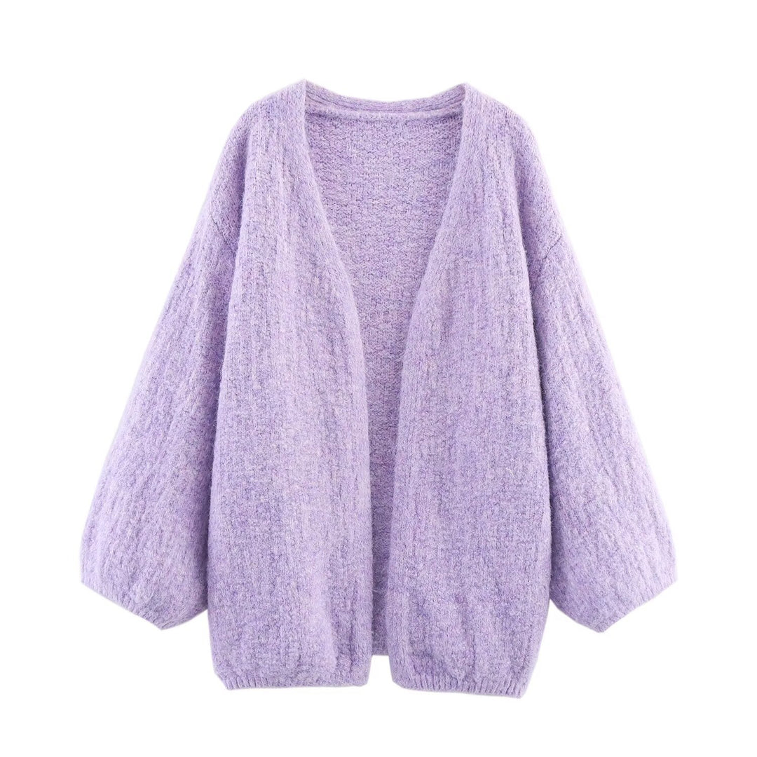 Ladies soft cardigan with voluminous sleeves Lune London