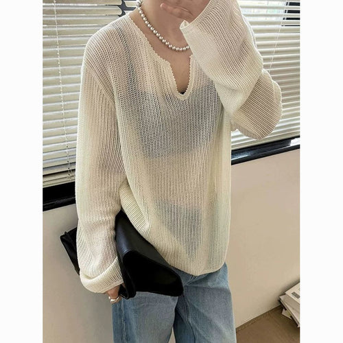 Sweat décontracté pour femmes avec un élégant col en V Chic & Stil
