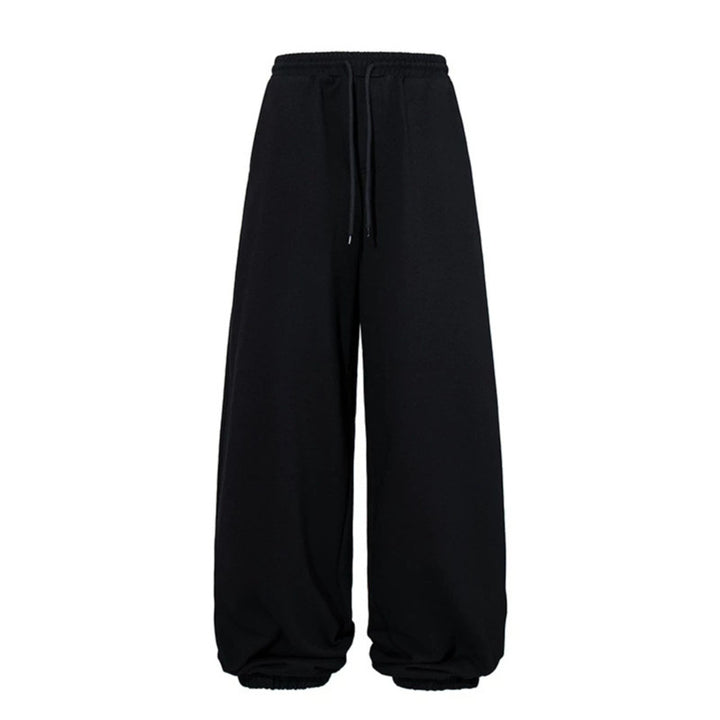 Women's extra-wide palazzo sweatpants with high comfort waistband and balloon hem