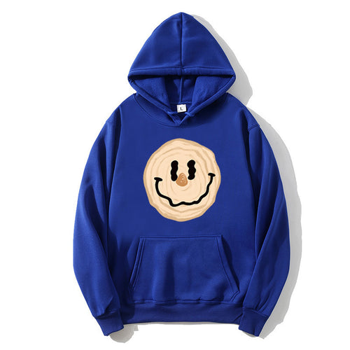 Women's hoodie with cheerful smile motif Chic & Stil