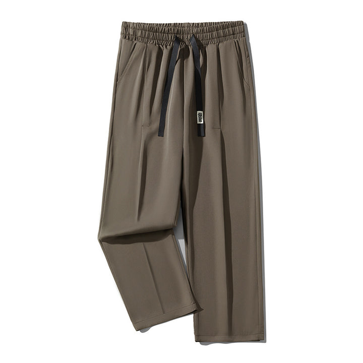 Casual men's pants made of breathable fabric with adjustable waist and side pockets Lune London
