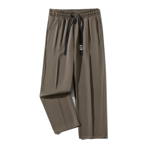 Casual men's pants made of breathable fabric with adjustable waist and side pockets Amarae