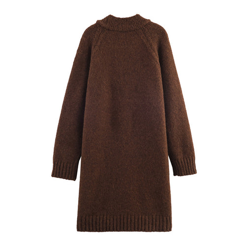 Chunky knit jacket for women with plus size and stylish button placket Amarae