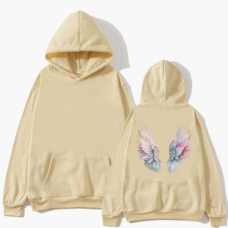 Women's hoodie with stylish angel wing design Chic & Stil