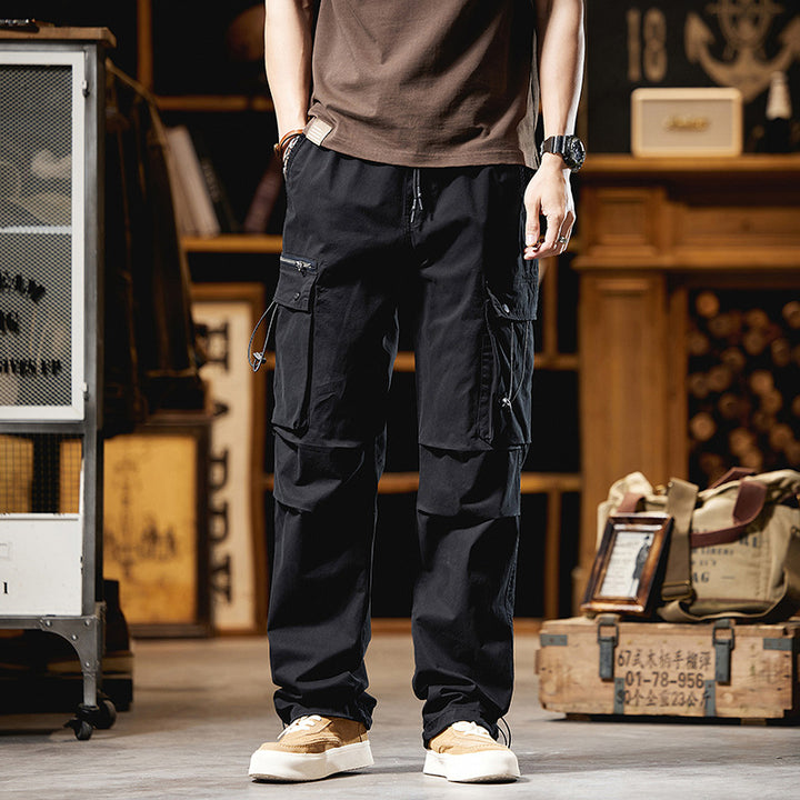 Men's cargo style pants with multiple pockets Lune London