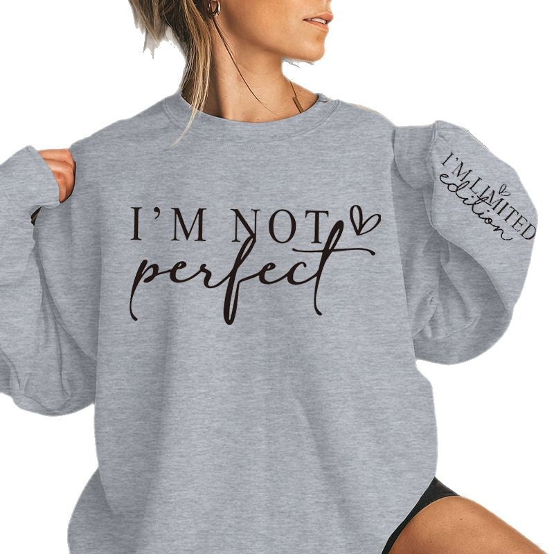 Sweat-shirt surdimensionné pour femmes avec impression et édition limitée Chic & Stil