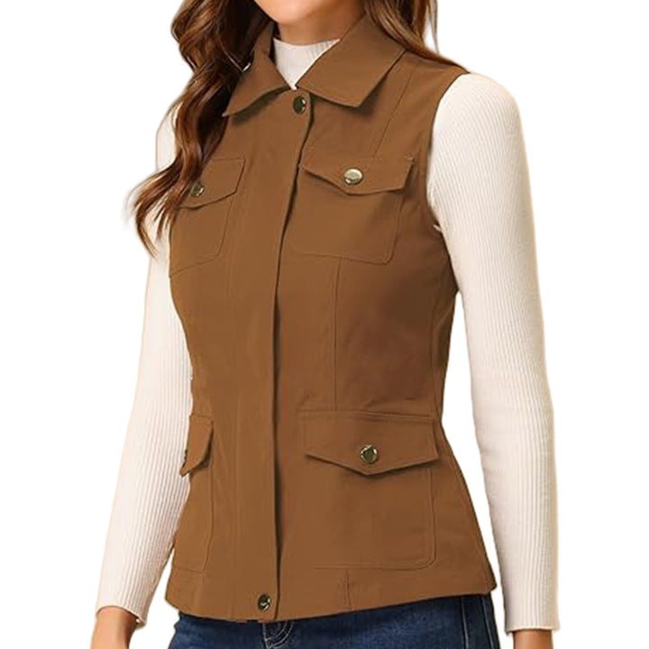 Functional camping jacket for women with pockets and zipper Lune London