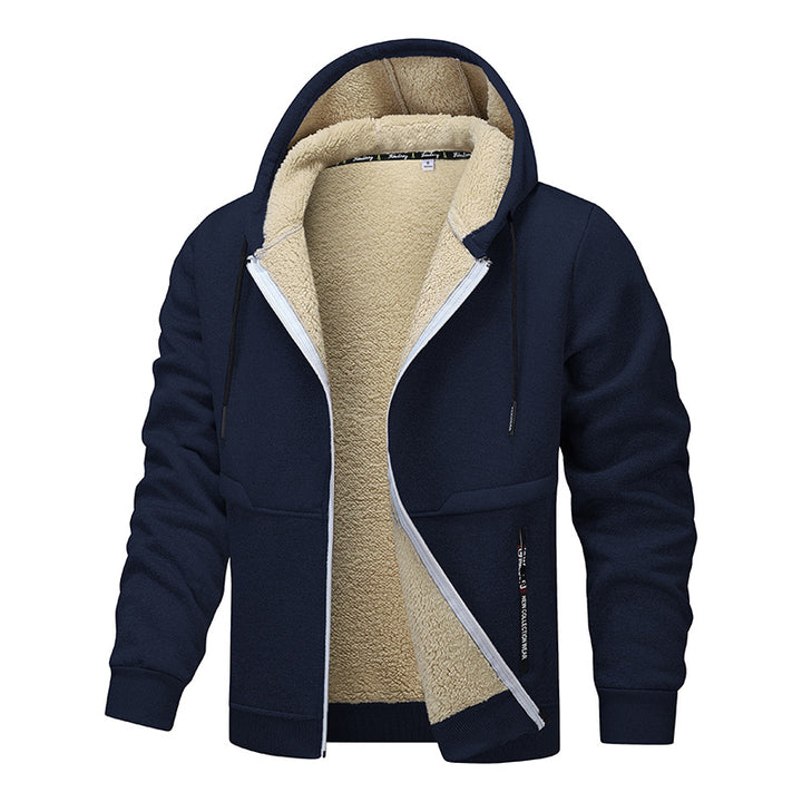 Warm fleece jacket for men with functional cut Lune London