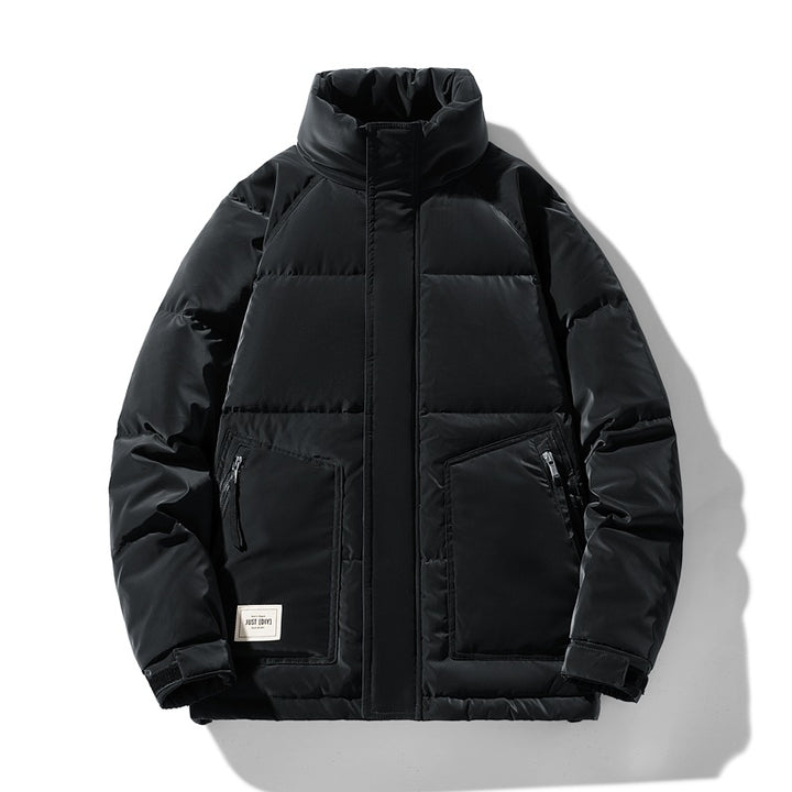 Insulated quilted jacket for men with high collar Lune London