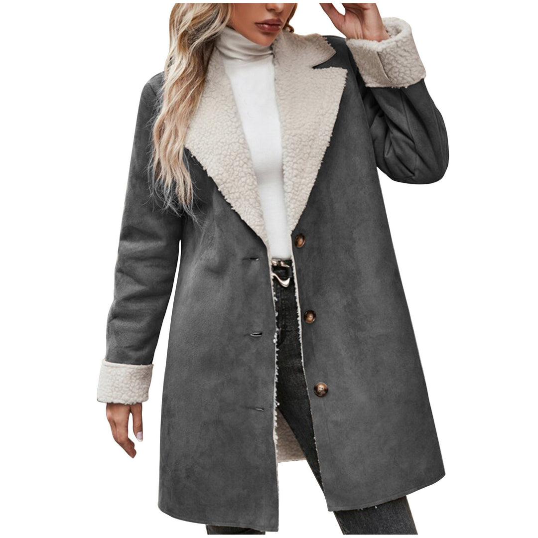 Cozy oversized coat for women with elegant collar Lune London
