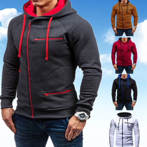 Men's Hoodie with functional zip pockets Amarae