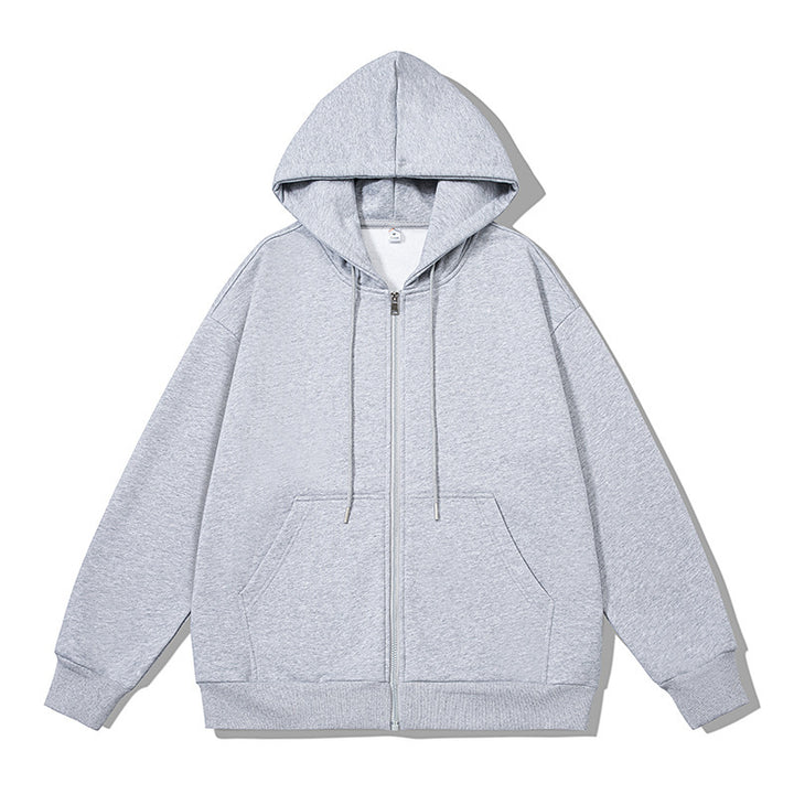 Women's zip hoodie with practical pockets and soft inner lining Chic & Stil