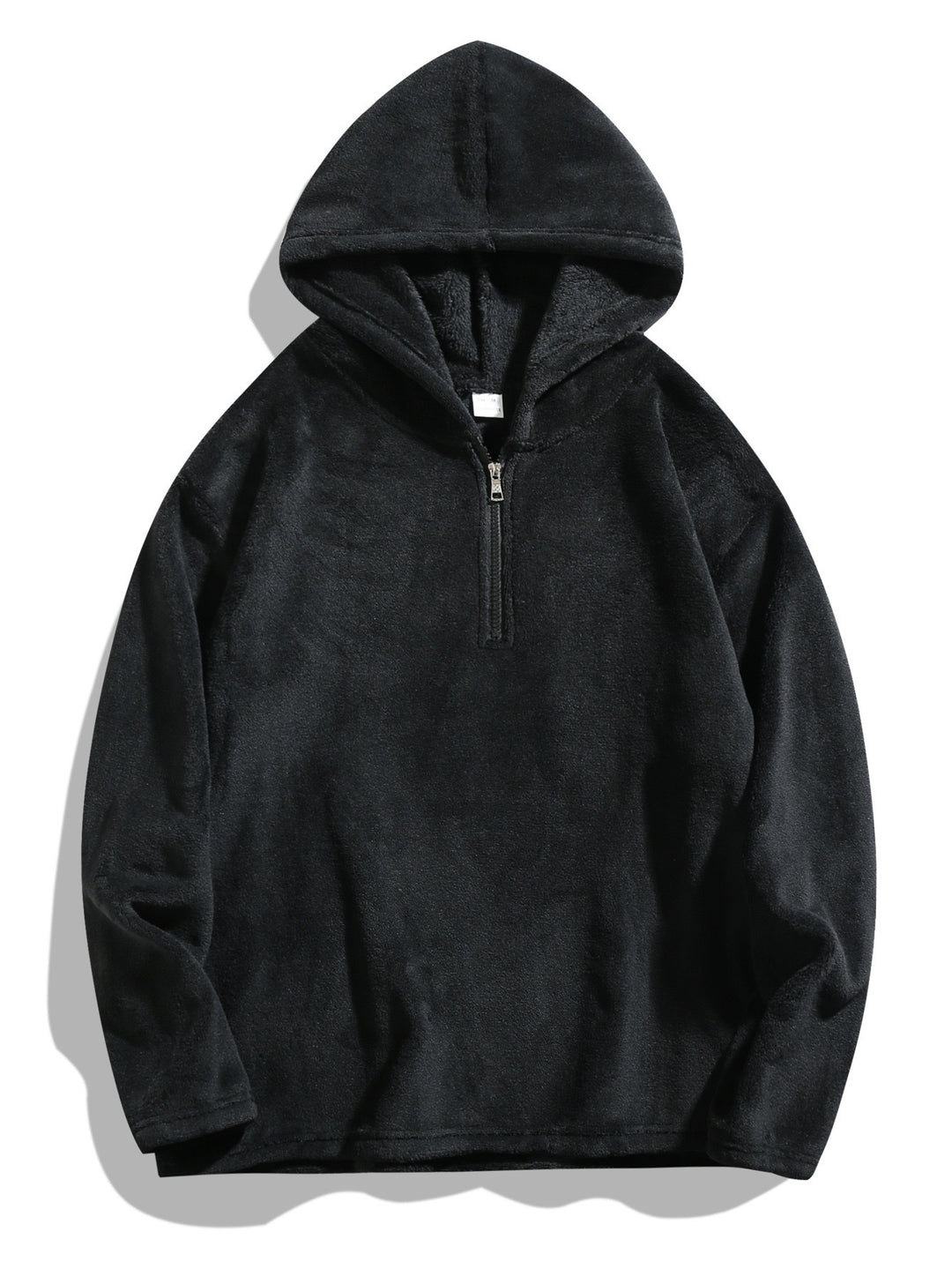 Men's cozy fleece hoodie with practical zip opening Lune London