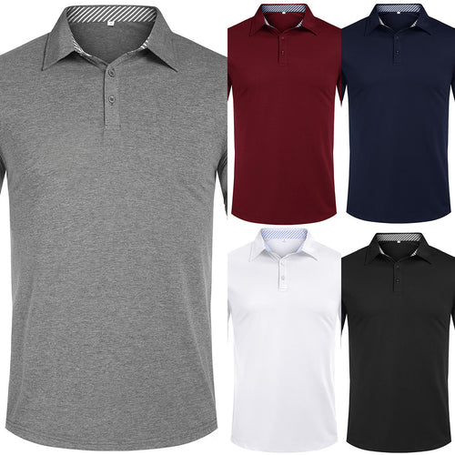 Long Sleeve Polo for Men in Breathable Material Amarae
