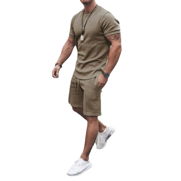 Men's short-sleeve sports set in breathable material Lune London