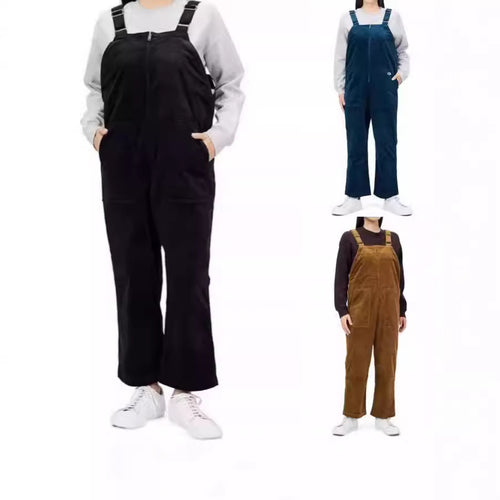 Ladies Casual Corduroy Overalls with Practical Pockets Amarae