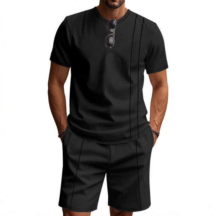 Casual training set for men with breathable design and elastic waistband Lune London