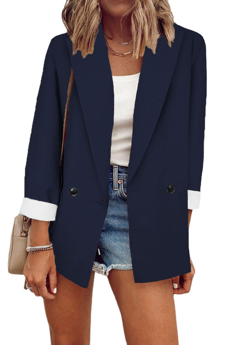 Ladies oversized casual blazer with modern details Lune London