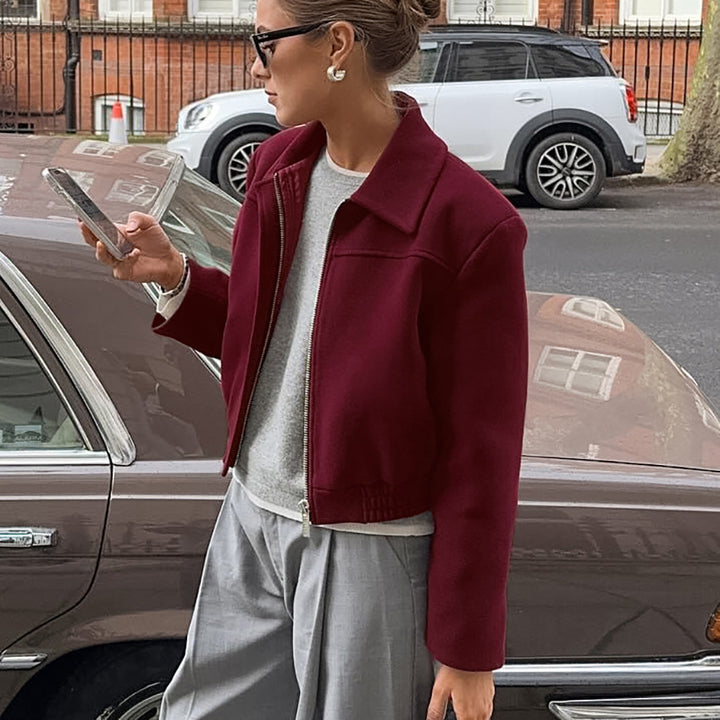 Fashionable short jacket for women with generous sleeves Lune London