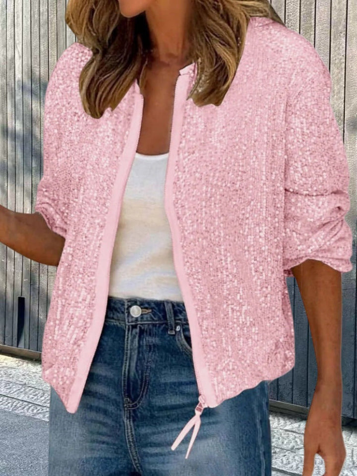 Women's Sequin Jacket In A Modern Cut Amarae