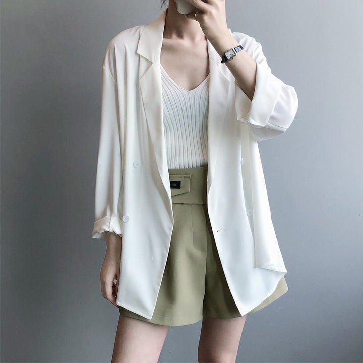 Ensemble blazer élégant pour femmes avec shorts à la mode Chic & Stil