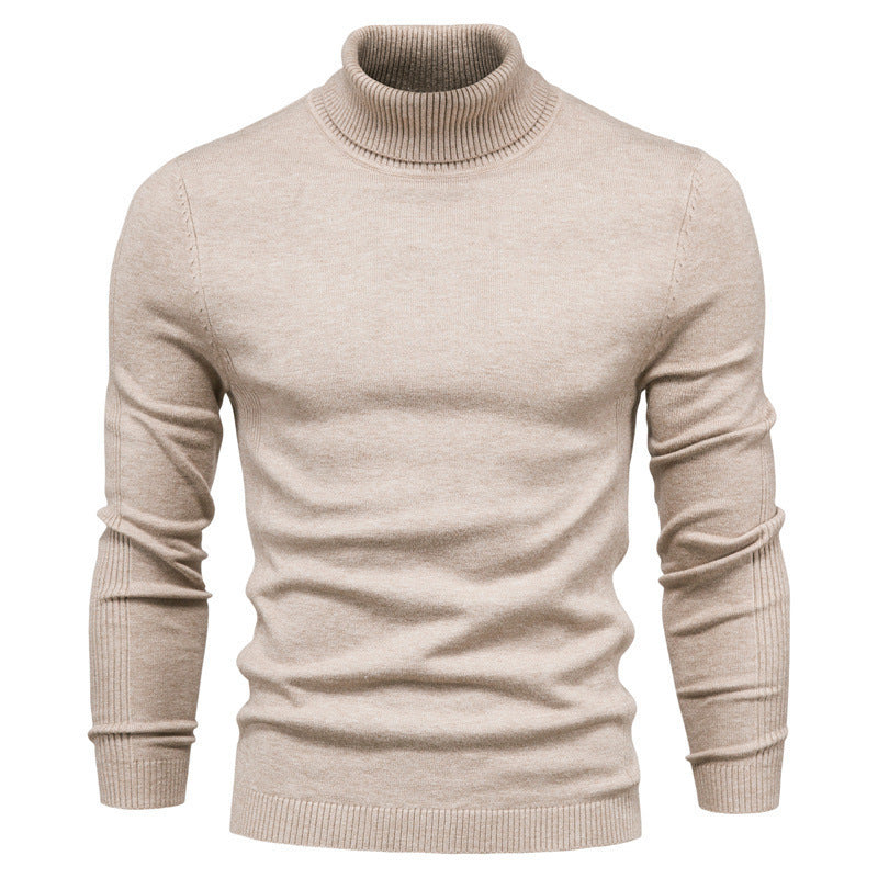 Men's Fashionable Turtleneck Sweater Made Of Fine Merino Wool Lune London