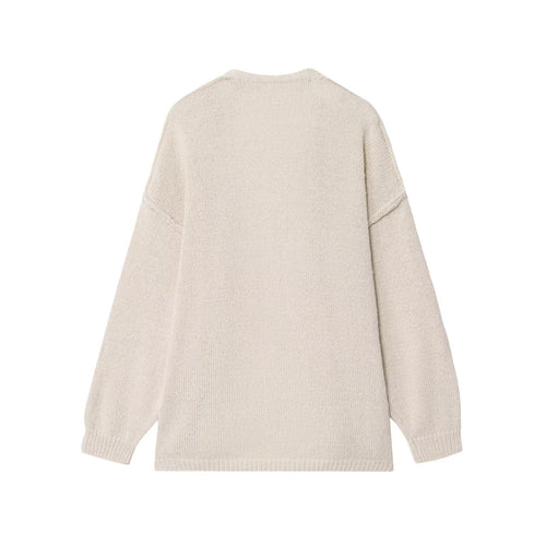 Casual knit jacket for women with open collar and soft material Amarae