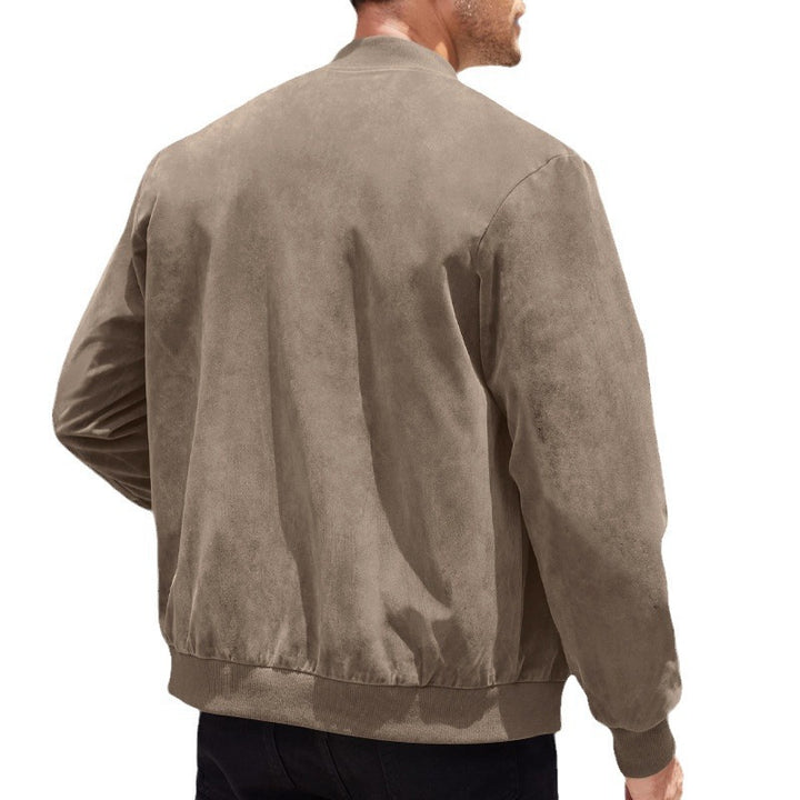 Casual bomber jacket for men in soft material Lune London