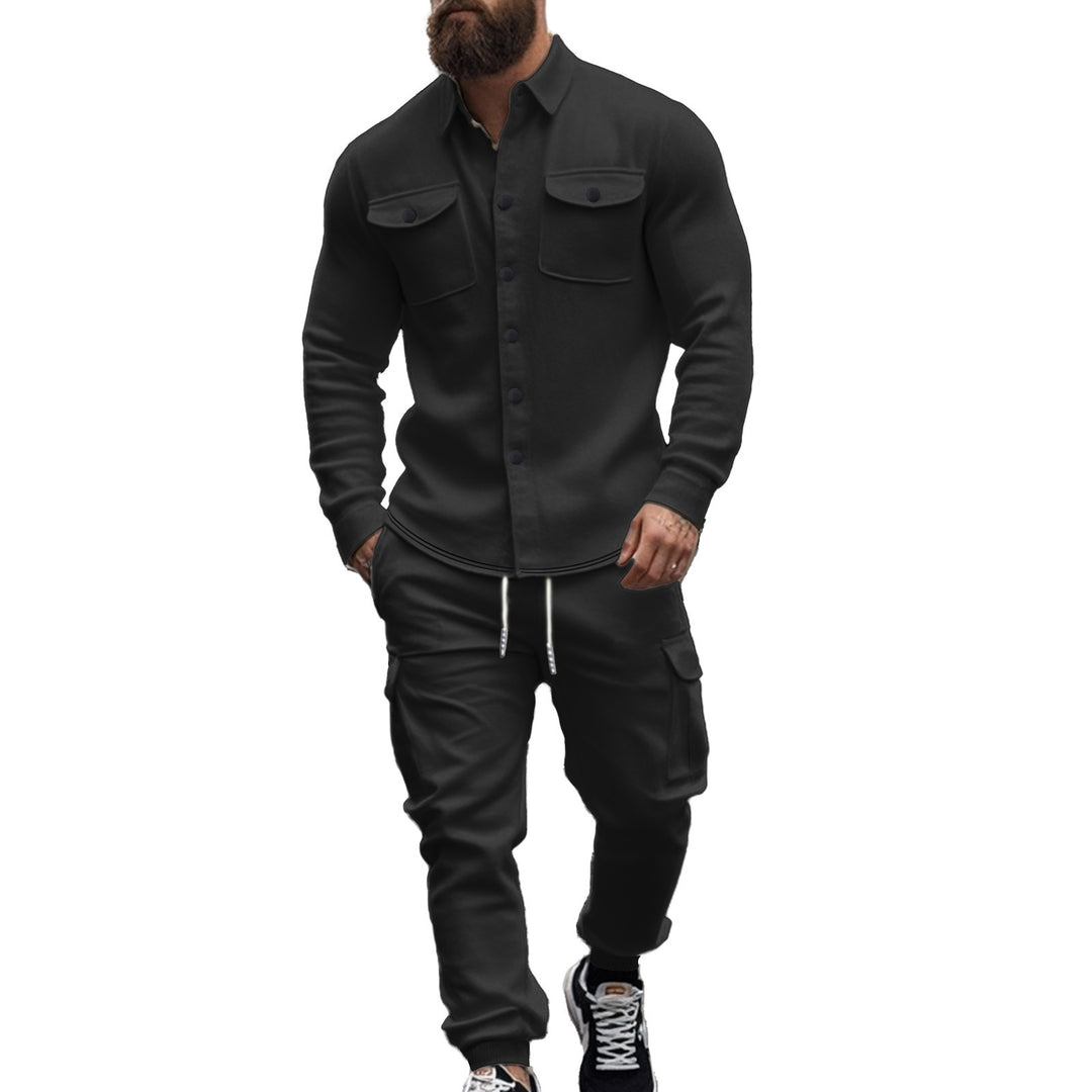 Men's cargo jogger suit with functional pockets Lune London
