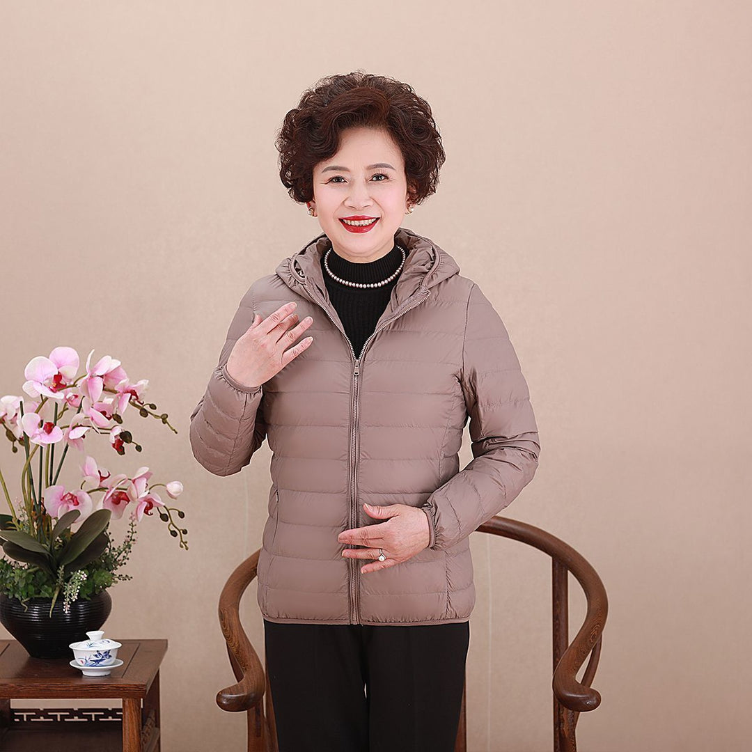 Women's Lightweight Quilted Hooded Jacket with Straight Cut and Comfort Insulation Amarae