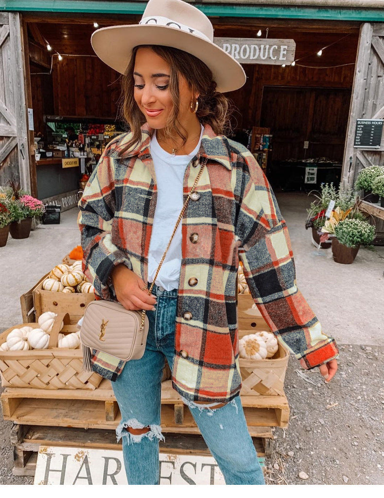Ladies Flannel Check Shirt Lune London