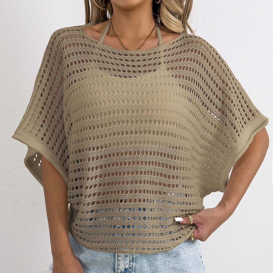 Ladies Open Weaving Crochet Outfit Top Amarae