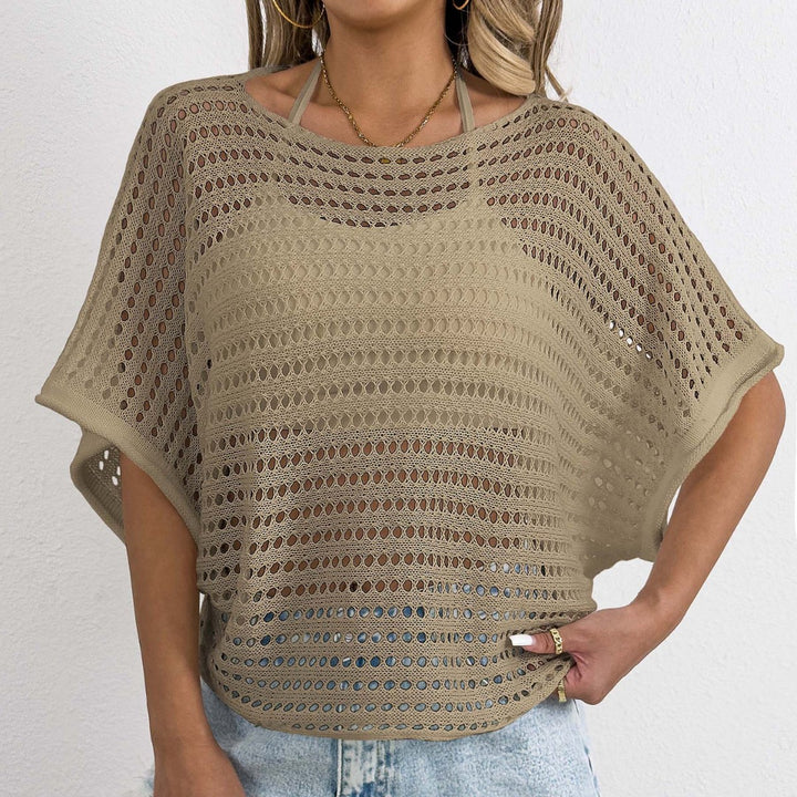 Ladies Open Weaving Crochet Outfit Top Amarae