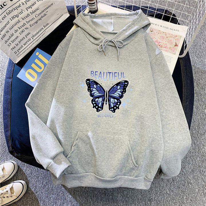 Women's hoodie with creative butterfly design Chic & Style