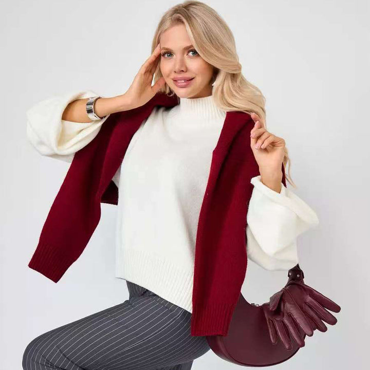 Fashion sweater for women with a loose fit and wide edges Lune London