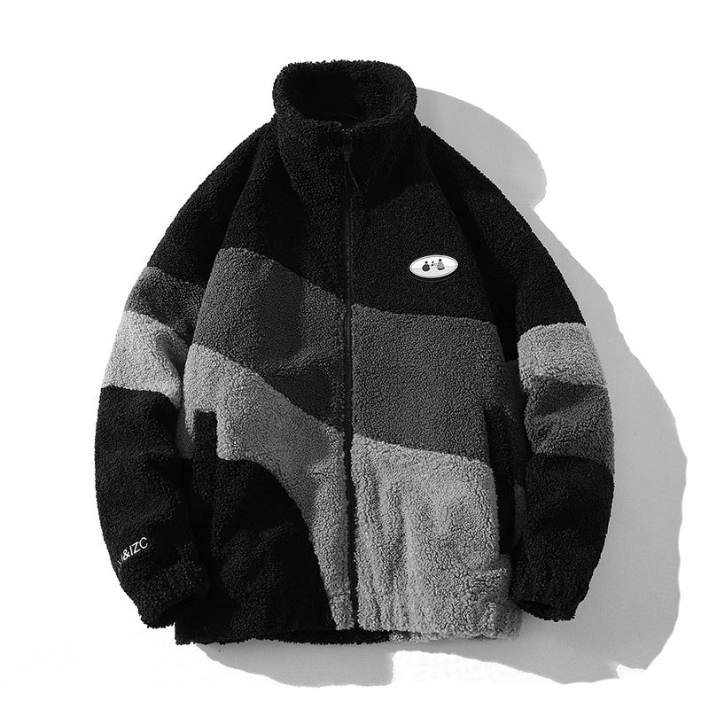 Comfortable fleece jacket for women with high collar Lune London