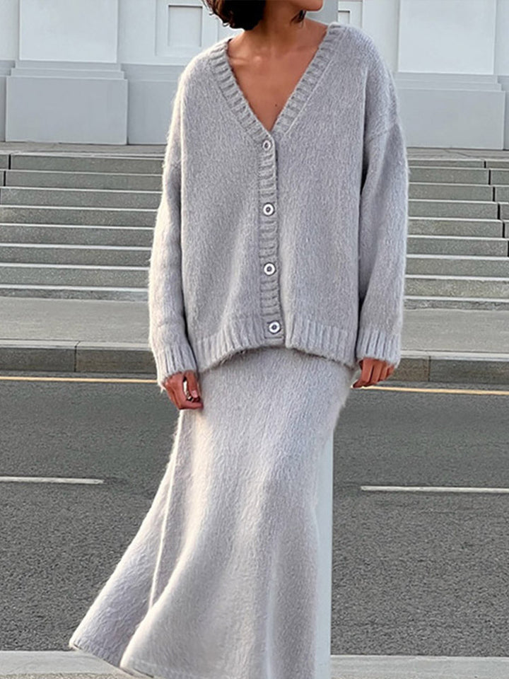 Ladies soft plush cardigan Lune London