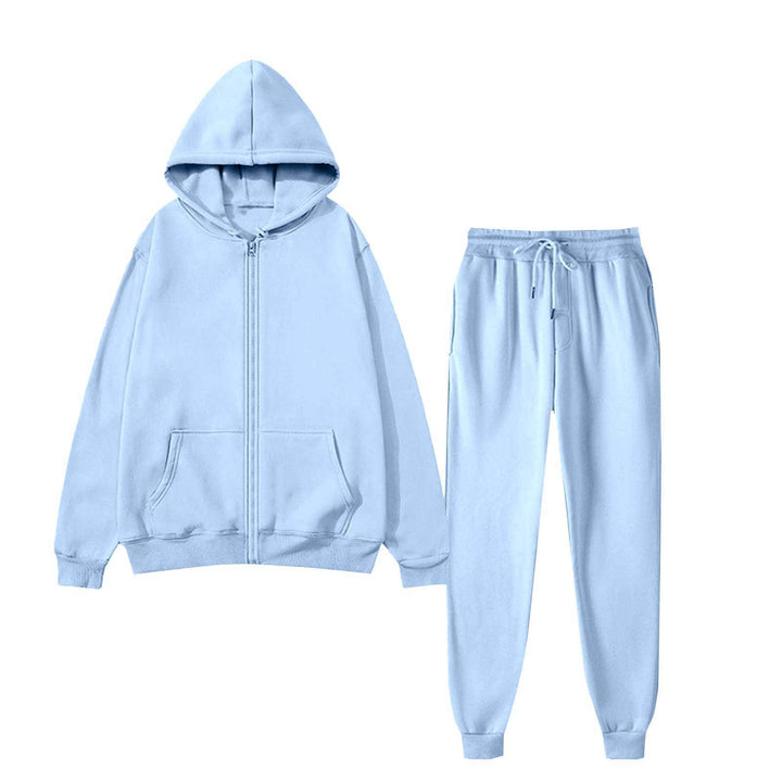 Ladies comfortable hoodie jumpsuit with elastic waist and practical pockets Lune London