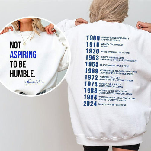 Sweat-shirt pour femmes avec lettrage inspirant et motif historique Chic & Stil