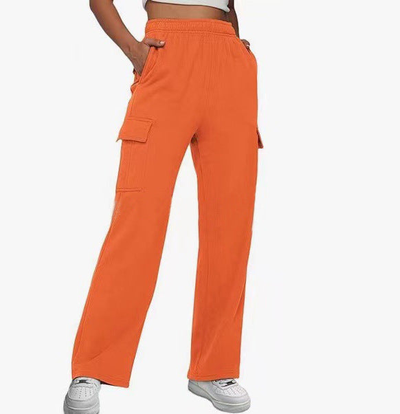Women's casual cut cargo pants Lune London