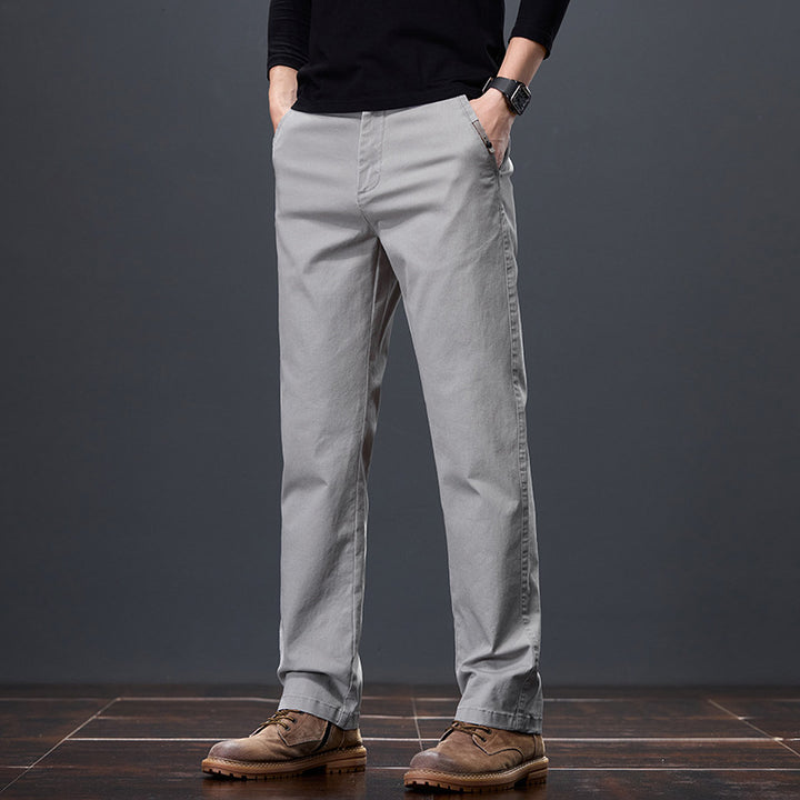 Comfortable chino pants for men with elastic waistband and practical pockets Lune London