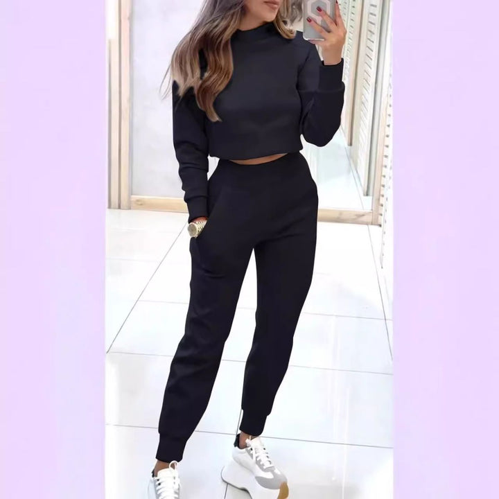 Lune London Women's High Neck Sweatshirt Set