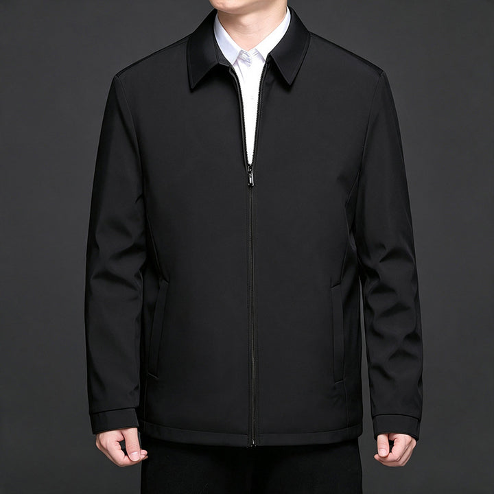 Men's lightweight quilted transitional jacket with internal quilted lining and classic collar Amarae