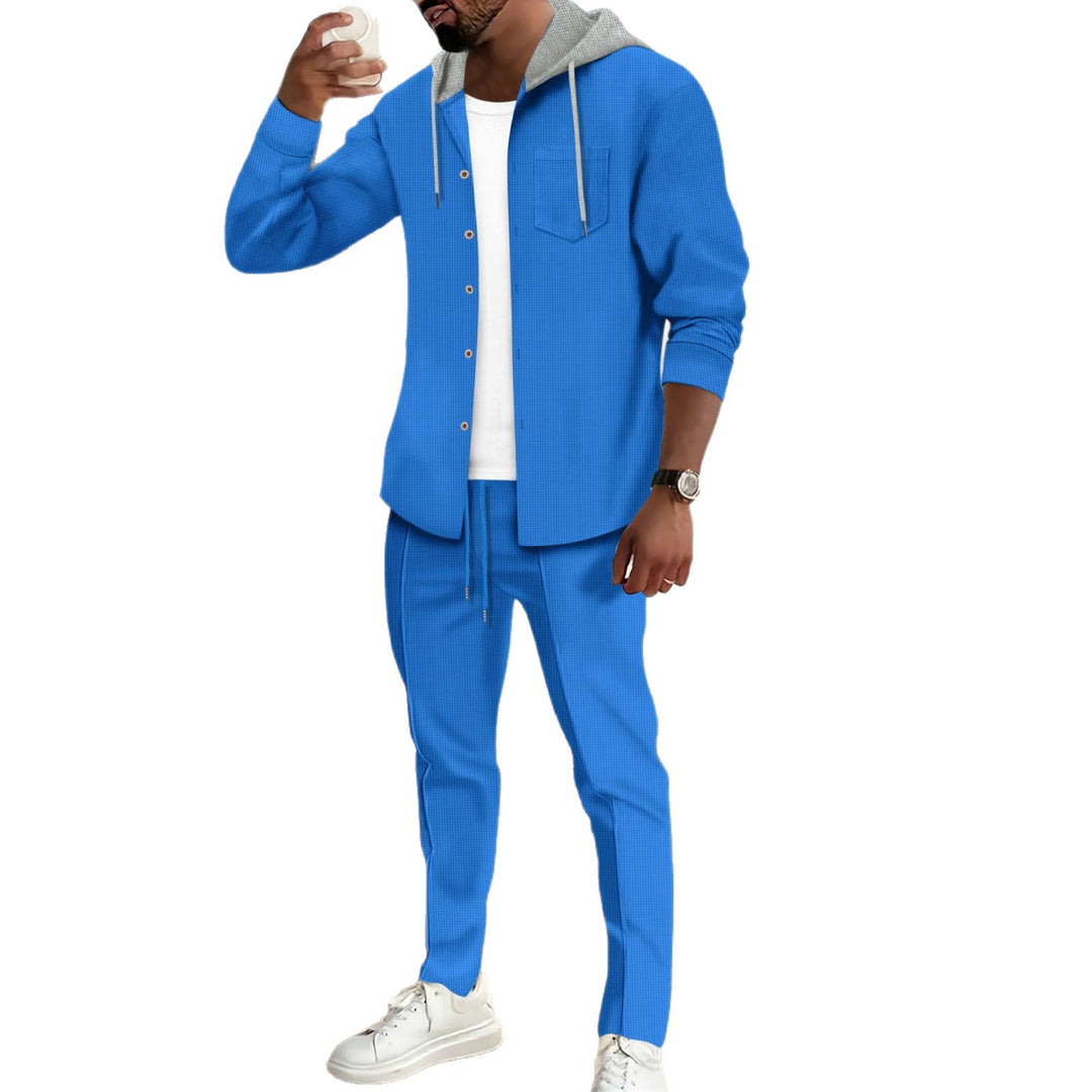 Elegant leisure set for men with hooded top and practical pockets Lune London